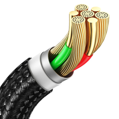 USAMS SJ727 240W USB-C / Type-C to USB-C / Type-C Aluminum Alloy Data Cable, Length: 1.2m(Tarnish)