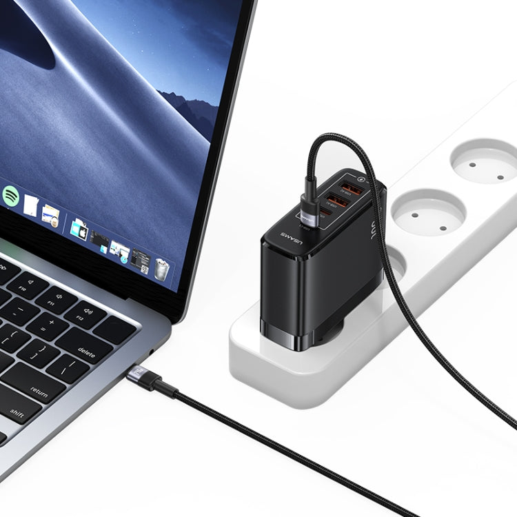 USAMS SJ727 240W USB-C / Type-C to USB-C / Type-C Aluminum Alloy Data Cable, Length: 1.2m(Tarnish)