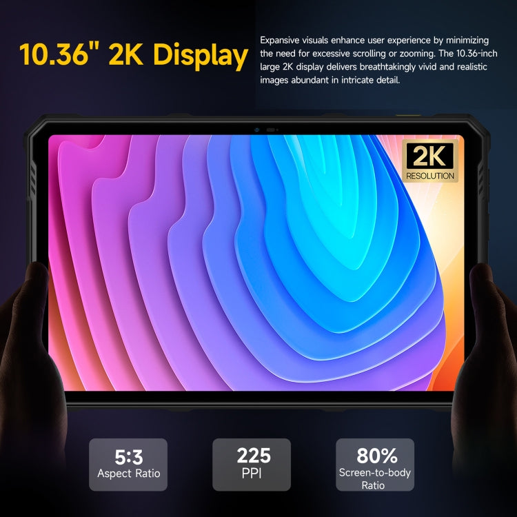 [Entrepôt HK] Tablette robuste Ulefone Armor Pad 3 Pro, 8 Go+256 Go, 10,36 pouces Android 13 MediaTek MT8788 Octa Core Réseau 4G, Prise EU (Noir)
