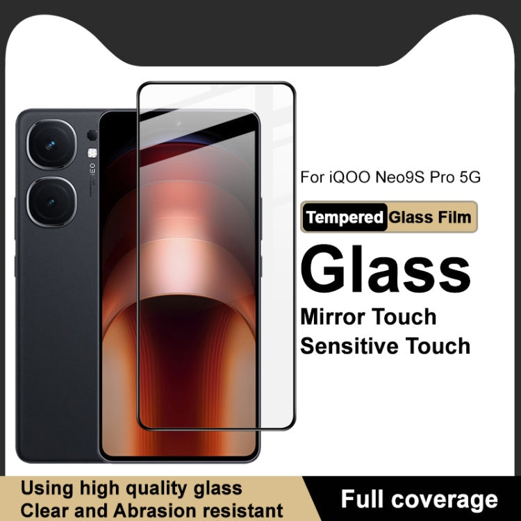 For vivo iQOO Neo9s Pro imak 9H Surface Hardness Full Screen Tempered Glass Film Pro+ Series