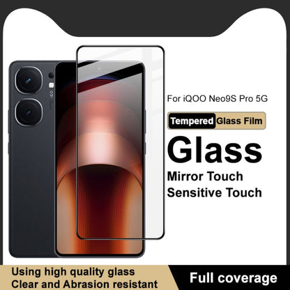 For vivo iQOO Neo9s Pro imak 9H Surface Hardness Full Screen Tempered Glass Film Pro+ Series