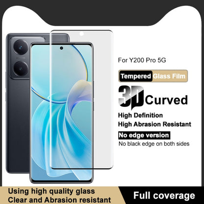 For vivo Y200 Pro imak No Edge Version 3D Curved Full Screen Tempered Glass Film