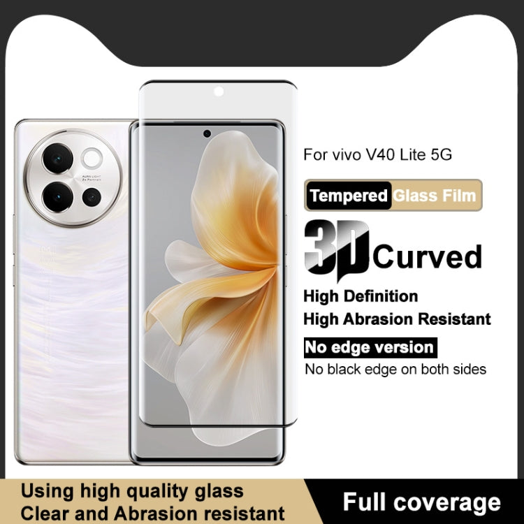 For vivo V40 Lite imak No Edge Version 3D Curved Full Screen Tempered Glass Film