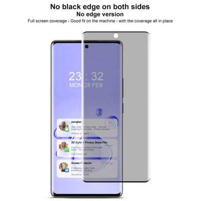 For vivo X100 Ultra imak No Edge Version 3D Curved Privacy Full Screen Tempered Glass Film