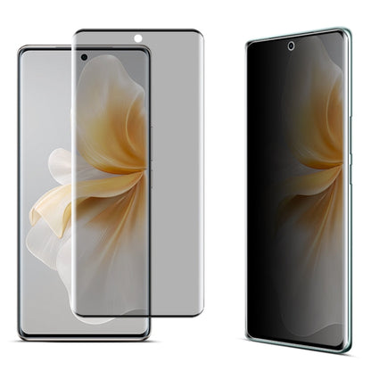 For vivo V40 Lite imak No Edge Version 3D Curved Privacy Full Screen Tempered Glass Film