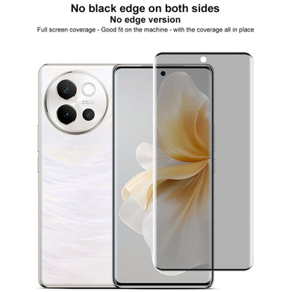For vivo V40 Lite imak No Edge Version 3D Curved Privacy Full Screen Tempered Glass Film