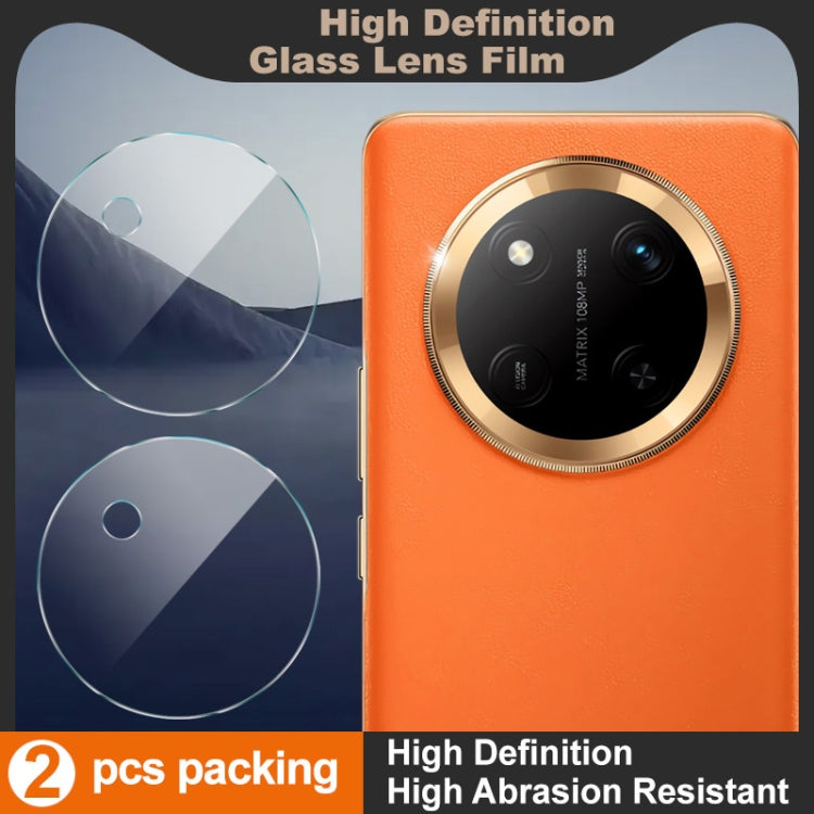 For Honor X60 Pro 2 PCS/Set IMAK HD Glass Rear Camera Lens Film