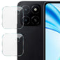Pour Honor X5b 4G 2 PCS/Set Film de protection d'objectif de caméra arrière en verre HD IMAK
