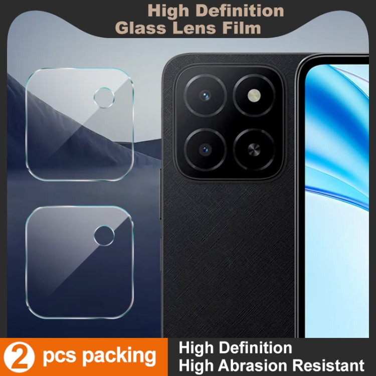 Pour Honor X5b 4G 2 PCS/Set Film de protection d'objectif de caméra arrière en verre HD IMAK