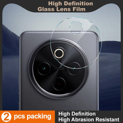 Pour vivo Y300 Pro 2pcs/Ensemble imak Film de Lentille de Caméra Arrière en Verre HD