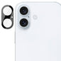 Pour iPhone 16 / 16 Plus imak Film de protection d'objectif en verre intégré haute définition version noire