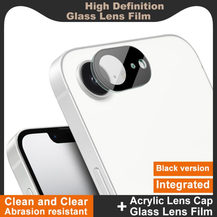 For iPhone 16e / 17e imak High Definition Integrated Glass Lens Film Black Version