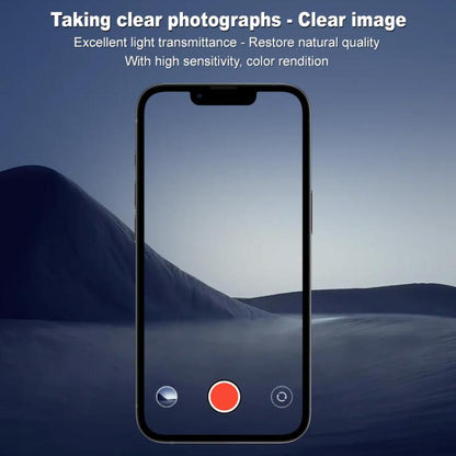 For iPhone 16e / 17e imak High Definition Integrated Glass Lens Film Black Version