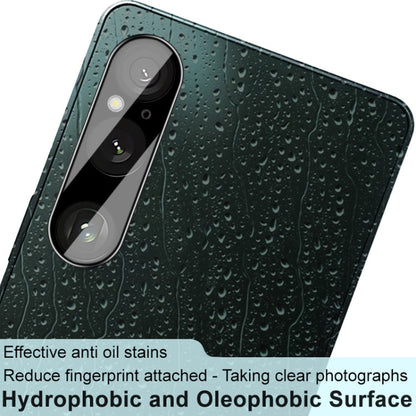 For Sony Xperia 1 VI IMAK Rear Camera Lens Glass Film Black Version