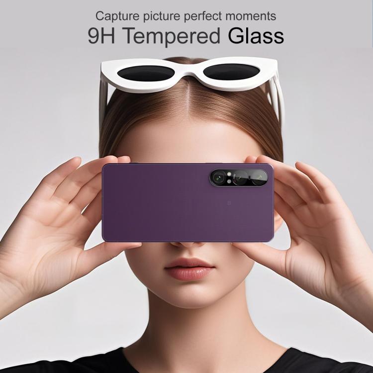 For Sony Xperia 1 VII IMAK Rear Camera Lens Glass Film Black Version