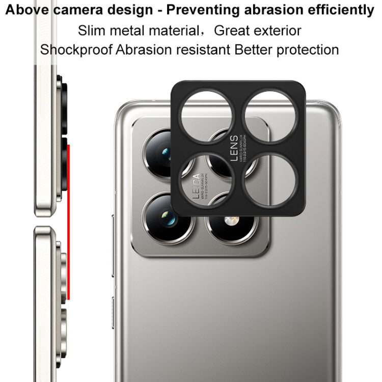 For Xiaomi 14T Pro IMAK Metal Camera Lens Protector Cover