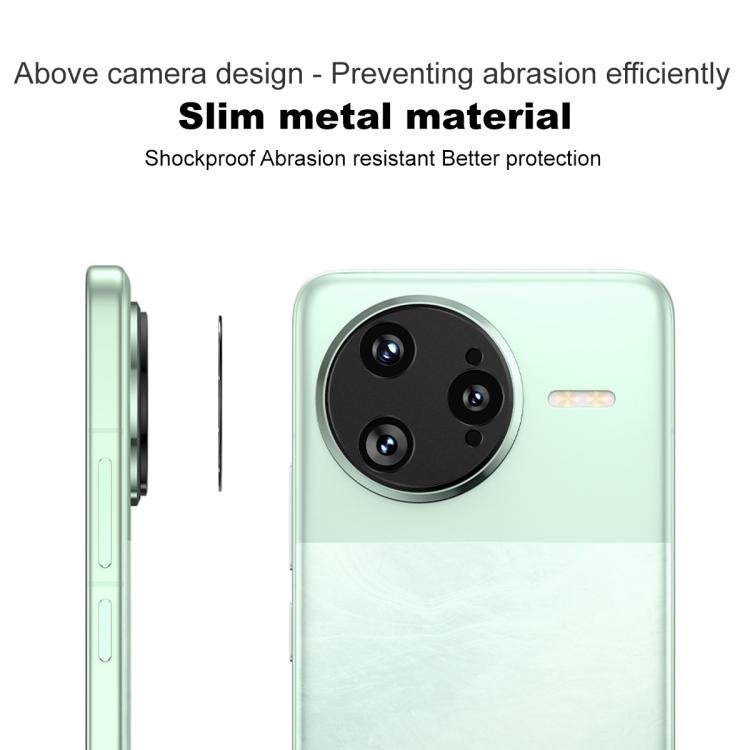 Pour Redmi K80 Pro / POCO F7 Ultra Cache de protection d'objectif photo en métal IMAK