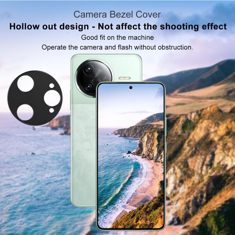 Pour Redmi K80 Pro / POCO F7 Ultra Cache de protection d'objectif photo en métal IMAK