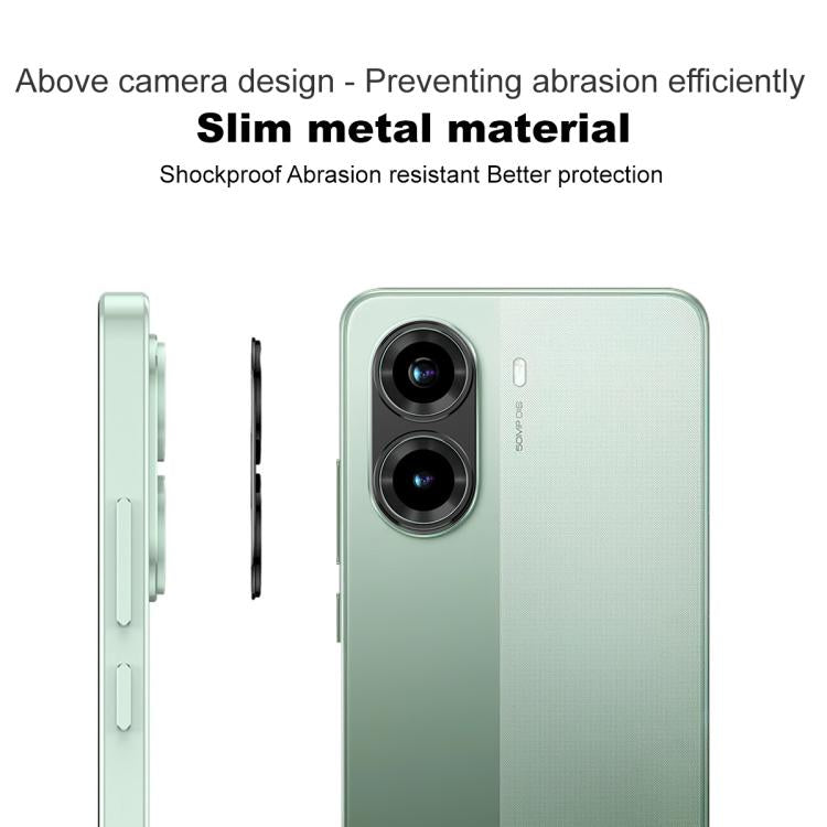 Pour Redmi Turbo 4 / POCO X7 Pro Cache-objectif de protection d'appareil photo en métal IMAK