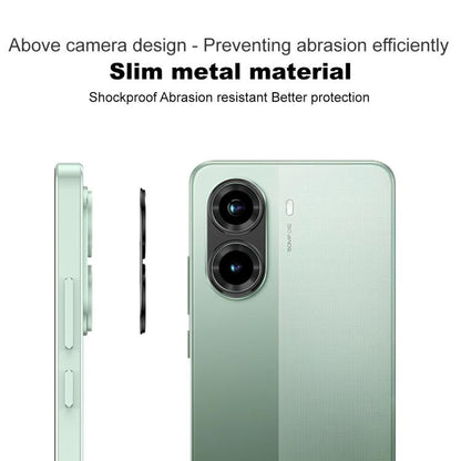 Pour Redmi Turbo 4 / POCO X7 Pro Cache-objectif de protection d'appareil photo en métal IMAK