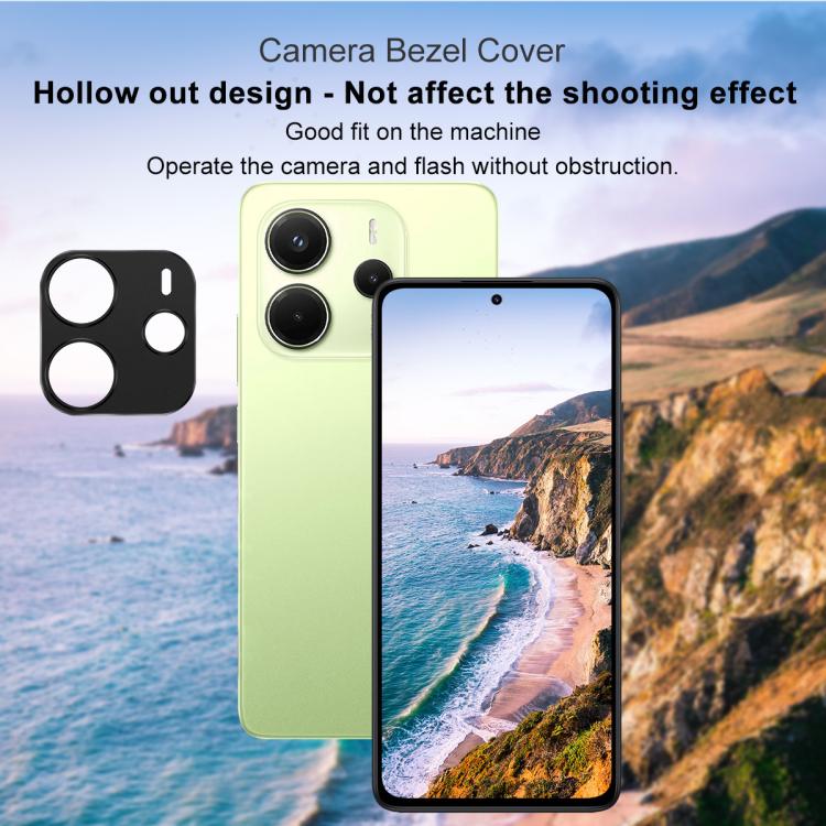 Pour Redmi Note 14 4G Global 163.25mm Cache Protecteur d'Objectif de Caméra en Métal IMAK