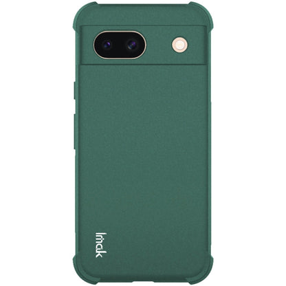 For Google Pixel 8a imak Shockproof Airbag TPU Phone Case(Matte Green)