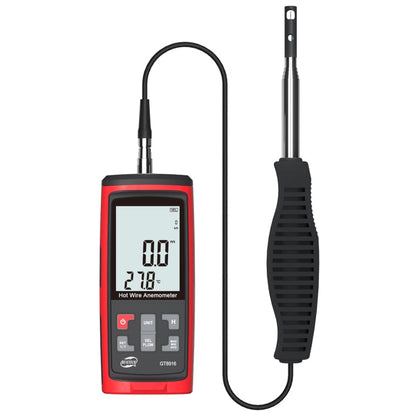Anémomètre numérique portatif à fil chaud BENETECH GT8616 avec écran LCD