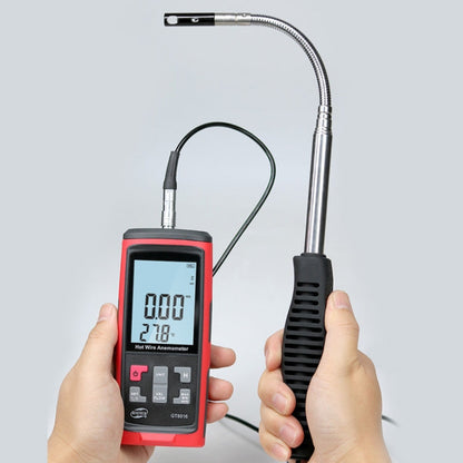 Anémomètre numérique portatif à fil chaud BENETECH GT8616 avec écran LCD