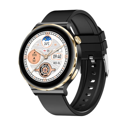 Montre connectée de sport double mode LEMFO HW52 de 1,28 pouce, prise en charge des appels Bluetooth / moniteur de santé du sommeil / de l'oxygène sanguin / de la fréquence cardiaque / de la pression artérielle (noir)
