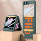 For Samsung Galaxy Z Flip6 / Flip7 FE GKK Integrated Ultra-thin Wristband Holder Phone Case(Green)