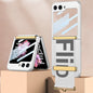 For Samsung Galaxy Z Flip6 / Flip7 FE GKK Integrated Ultra-thin Wristband Holder Phone Case(Silver)