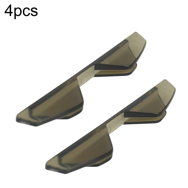 3R 3R-2107 Car Door Anti-collision Rubber Strip Invisible Protection Anti-scratch Aticker(Transparent Black)