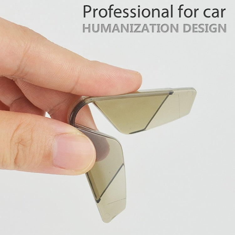 3R 3R-2107 Car Door Anti-collision Rubber Strip Invisible Protection Anti-scratch Aticker(Transparent Black)