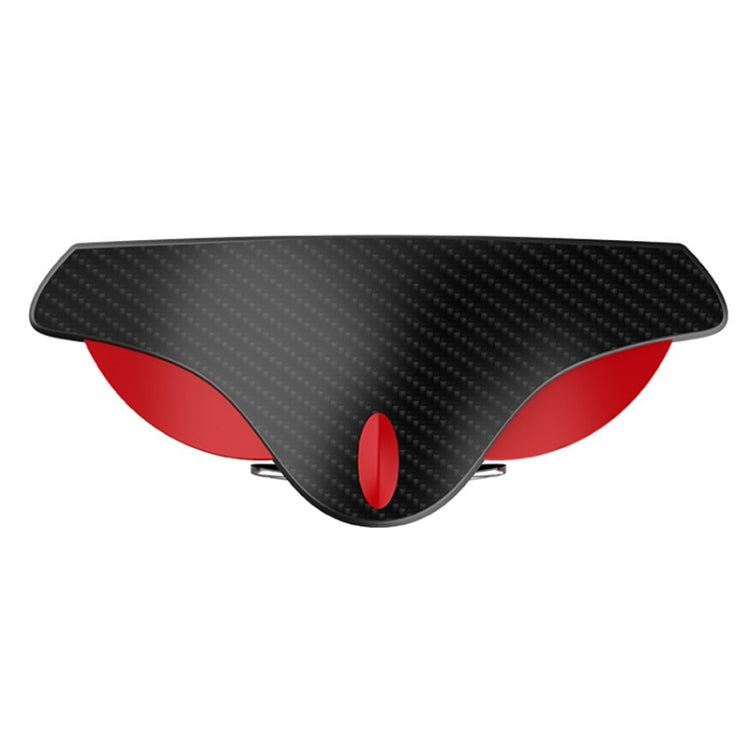 3R 3R-157 2 in 1 Car Auxiliary HD Blind Spot Mirror with Carbon Fiber Texture Rain Shield, Style:Round Shape