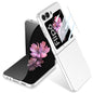 For Samsung Galaxy Z Flip6 / Flip7 FE GKK Ultra-thin Full Coverage Phone Case with Tempered Film(Silver)