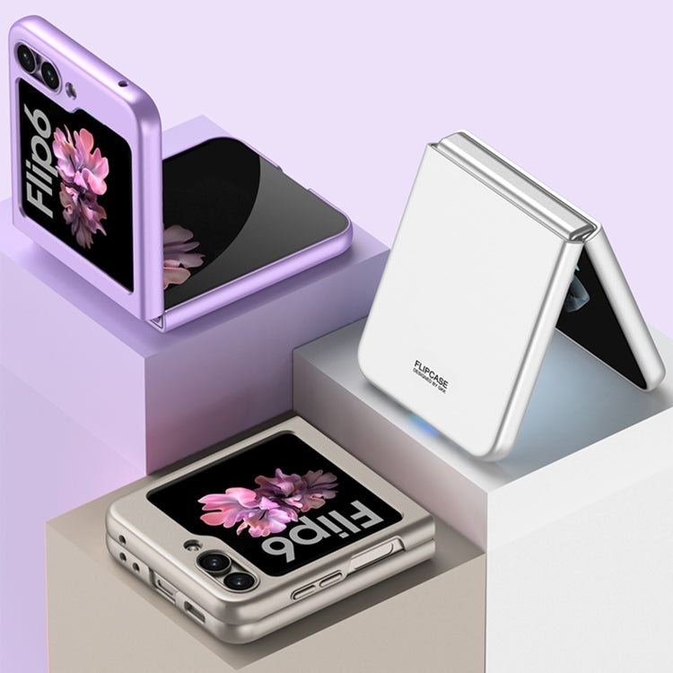 For Samsung Galaxy Z Flip6 / Flip7 FE GKK Ultra-thin Full Coverage Phone Case(Silver)