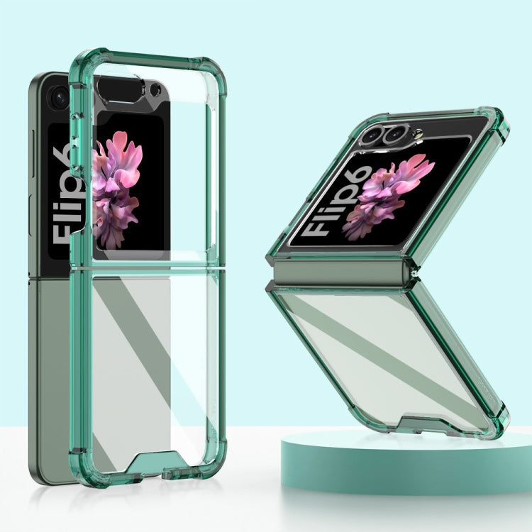 For Samsung Galaxy Z Flip6 / Flip7 FE GKK Airbag Full Coverage Phone Case(Green)