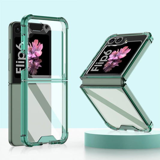 For Samsung Galaxy Z Flip6 / Flip7 FE GKK Airbag Full Coverage Phone Case(Green)