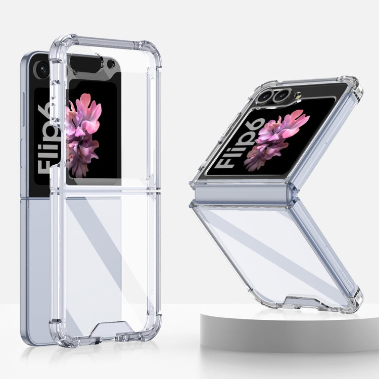 For Samsung Galaxy Z Flip6 / Flip7 FE GKK Airbag Full Coverage Phone Case(Transparent)
