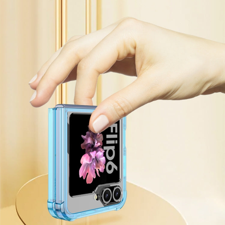 For Samsung Galaxy Z Flip6 / Flip7 FE GKK Airbag Full Coverage Phone Case(Transparent)