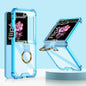 For Samsung Galaxy Z Flip6 / Flip7 FE GKK Airbag Ring Full Coverage Phone Case(Blue)