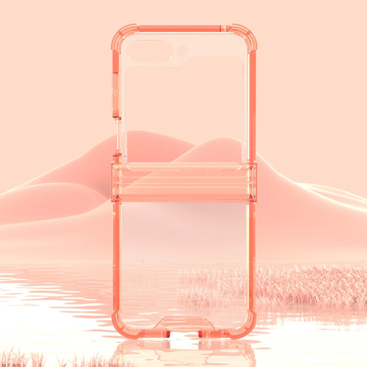 Pour Samsung Galaxy Z Flip6 / Flip7 FE Étui de téléphone à charnière GKK Airbag avec couverture complète et film trempé (Vert)