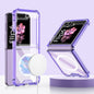 For Samsung Galaxy Z Flip6 / Flip7 FE GKK MagSafe Airbag Shockproof Phone Case(Purple)