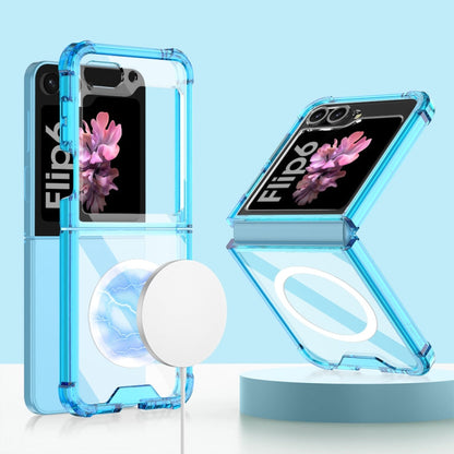 For Samsung Galaxy Z Flip6 / Flip7 FE GKK MagSafe Airbag Shockproof Phone Case(Blue)