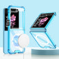 For Samsung Galaxy Z Flip6 / Flip7 FE GKK MagSafe Airbag Shockproof Phone Case(Blue)