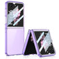 For Samsung Galaxy Z Flip6 / Flip7 FE GKK Integrated Ultra-thin Large Window PC Phone Case(Purple)