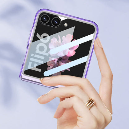 For Samsung Galaxy Z Flip6 / Flip7 FE GKK Integrated Ultra-thin Large Window PC Phone Case(Purple)