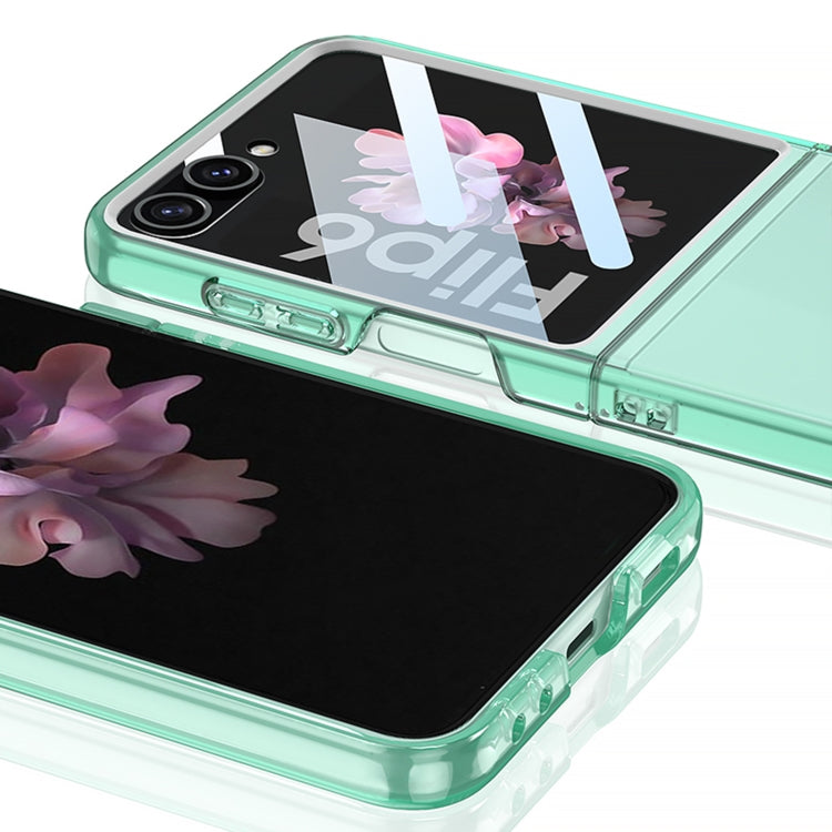 For Samsung Galaxy Z Flip6 / Flip7 FE GKK Integrated Ultra-thin Large Window PC Phone Case(Green)