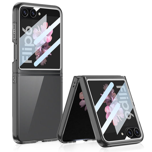 For Samsung Galaxy Z Flip6 / Flip7 FE GKK Integrated Ultra-thin Large Window PC Phone Case(Black)