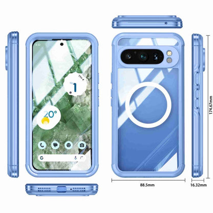 For Google Pixel 9 Pro XL RedPepper Transparent IP54 Life Waterproof Phone Case(Blue)